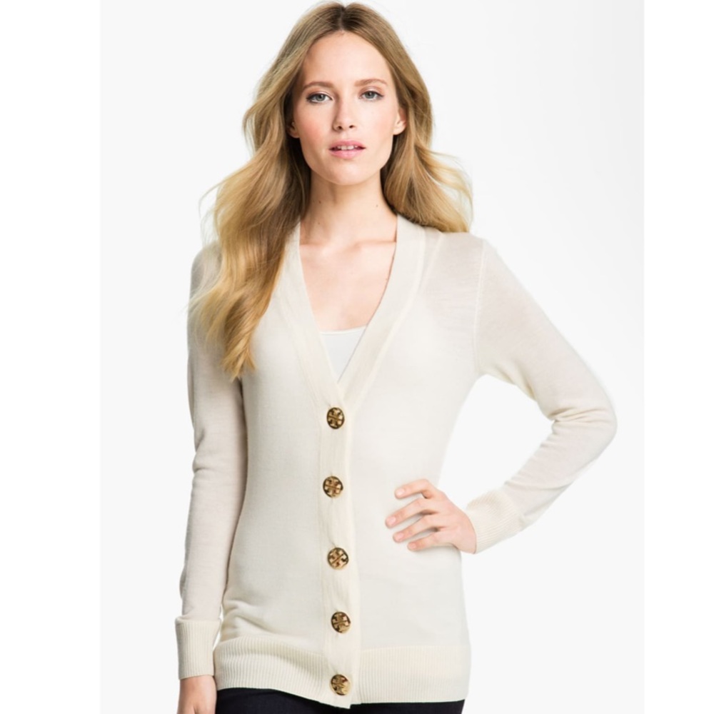 Tory Burch Simone Merino Cardigan